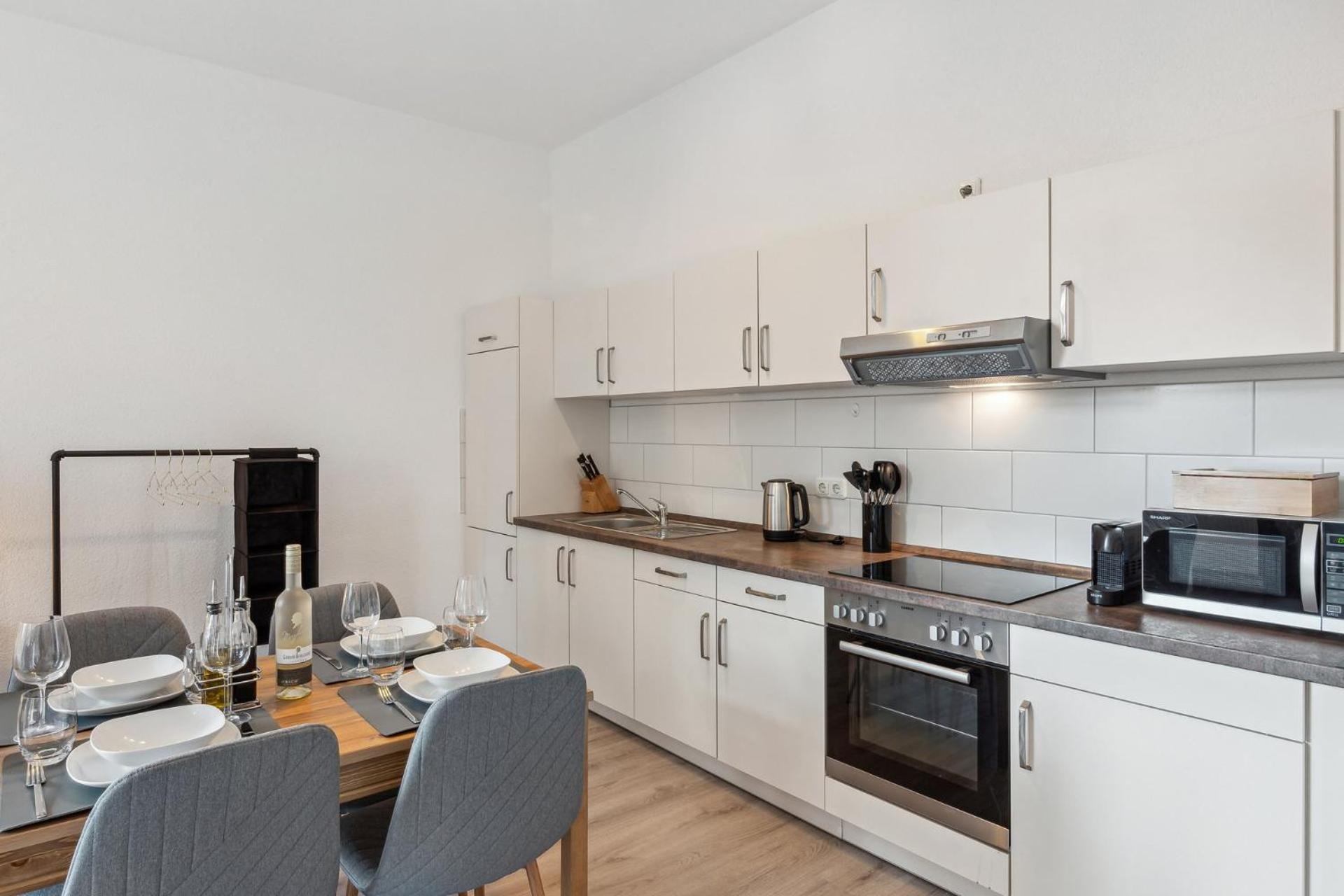 Homespace - Magdeburg - Gemuetliches Apartment Mit Balkon エクステリア 写真