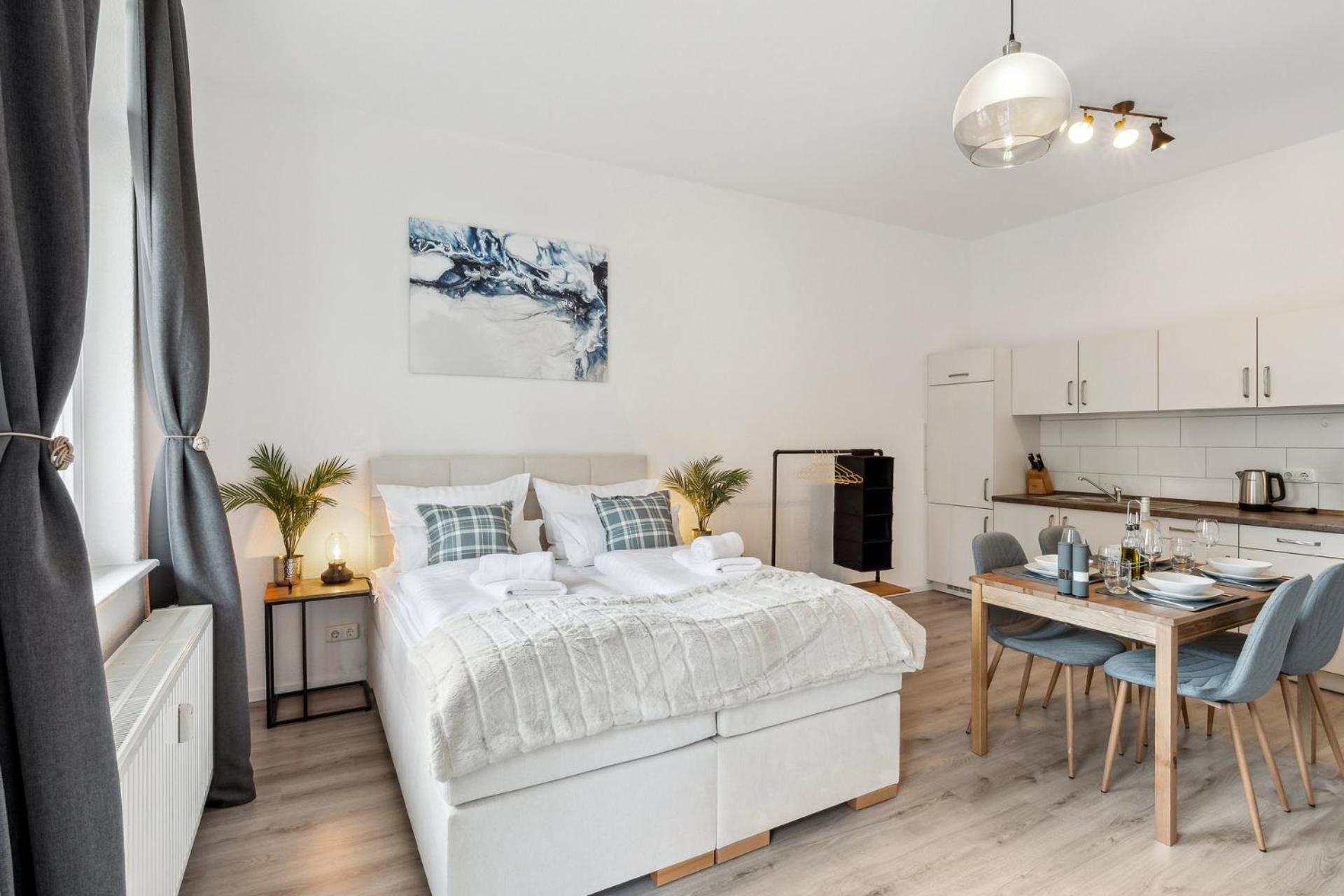 Homespace - Magdeburg - Gemuetliches Apartment Mit Balkon エクステリア 写真